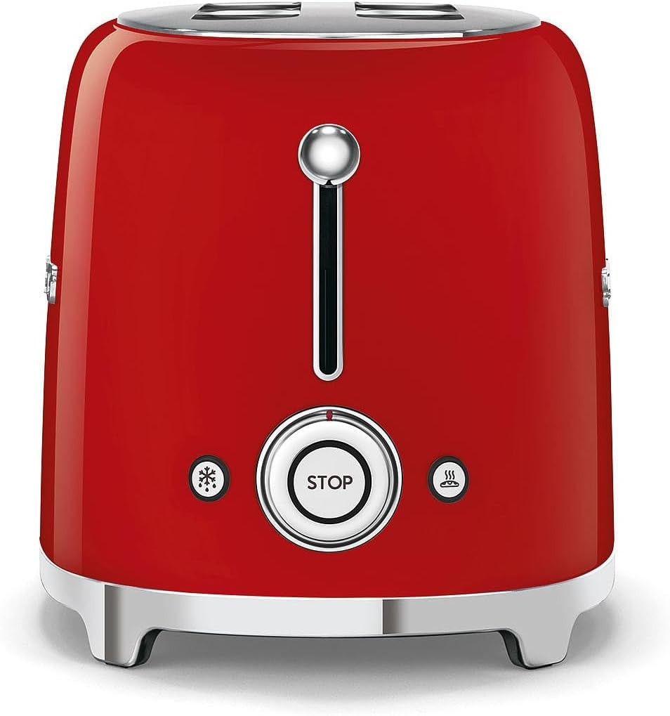 Smeg 50's Style Retro Aesthetic 2 Slice Toaster