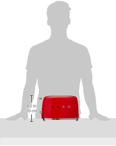 Smeg 50's Style Retro Aesthetic 2 Slice Toaster