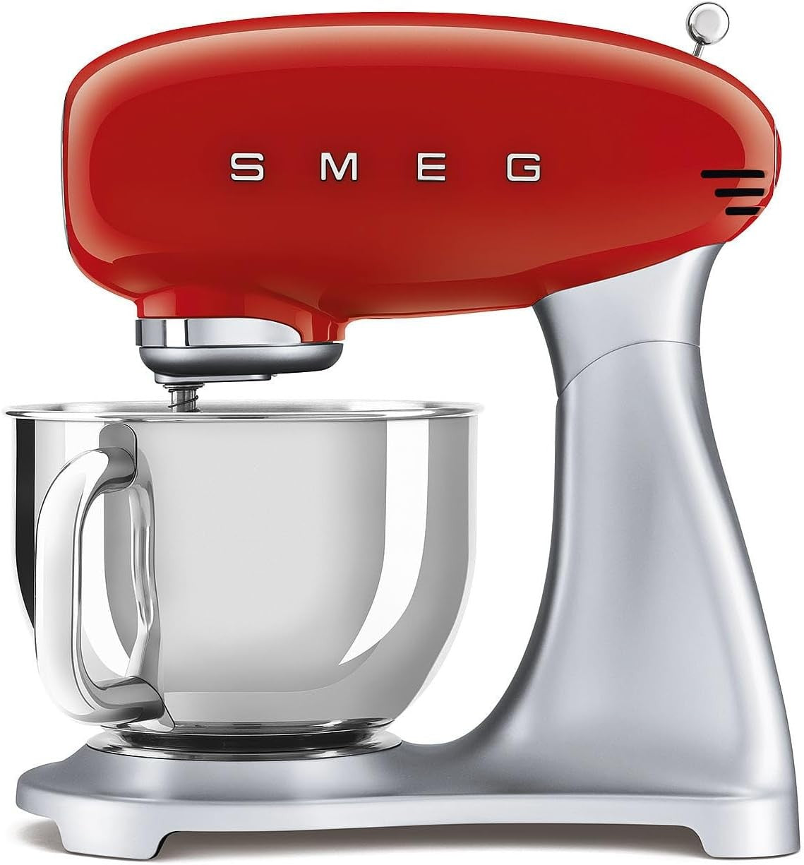 Smeg 800 Watts Planetary Stand Mixer, Red