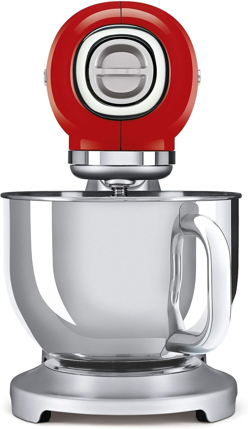 Smeg 800 Watts Planetary Stand Mixer, Red