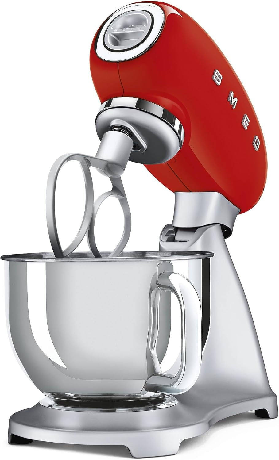 Smeg 800 Watts Planetary Stand Mixer, Red
