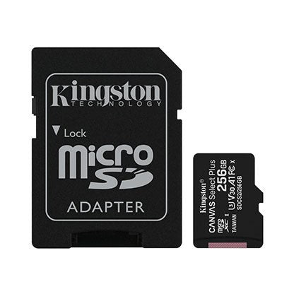 Kingston 256GB Class10 Canvas Select Plus MicroSD