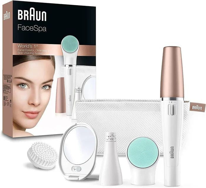 Braun FaceSpa Epilator & Cleansing Brush System