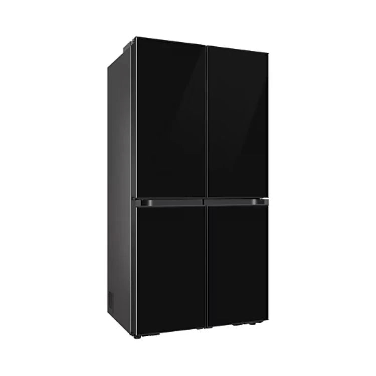 Samsung Bespoke T Style French Door Refrigerator, Black Glass