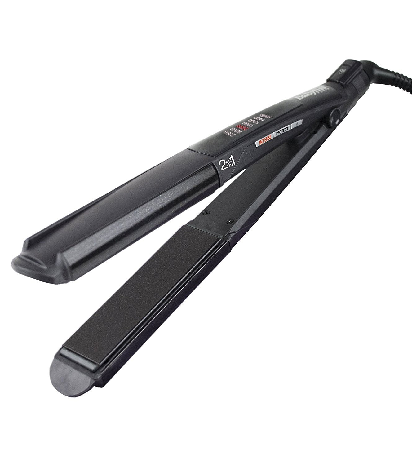 Babyliss 2 In 1 Hair Curler & Straightener, Wet & Dry, Black