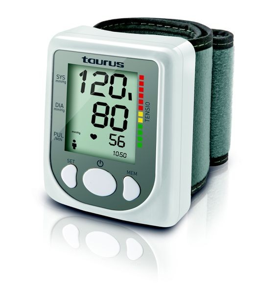 Taurus, Wrist Blood Pressure Monitor, White