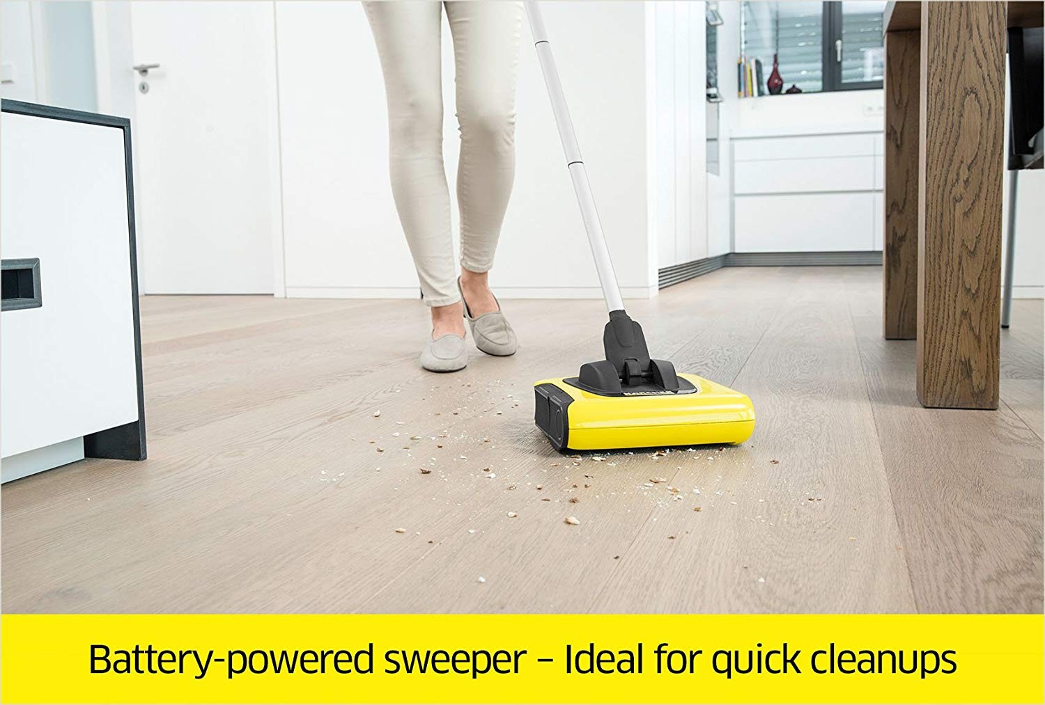 Karcher, Cordless Sweeper, Yellow