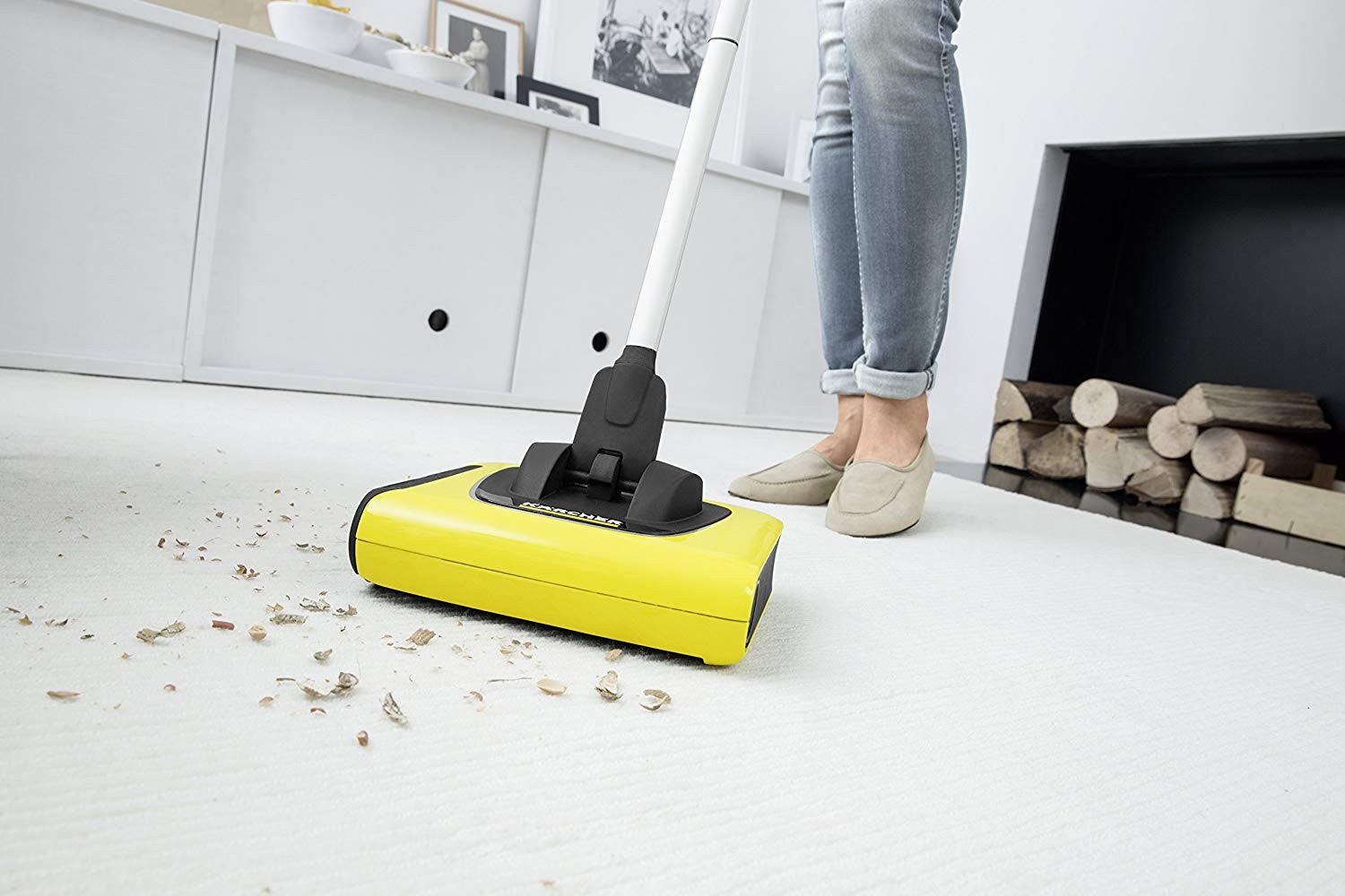 Karcher, Cordless Sweeper, Yellow