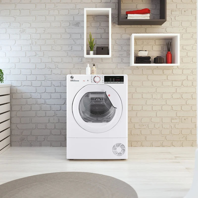 Hoover 8K Dryer Condenser, 16 Programs, White