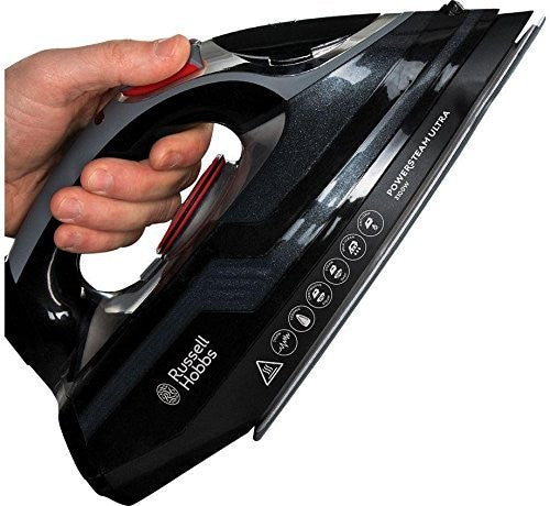 Russell Hobbs, Power Ultra Steam Iron, 3100 Watts, Black & Grey