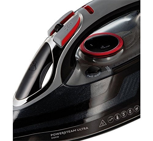 Russell Hobbs, Power Ultra Steam Iron, 3100 Watts, Black & Grey