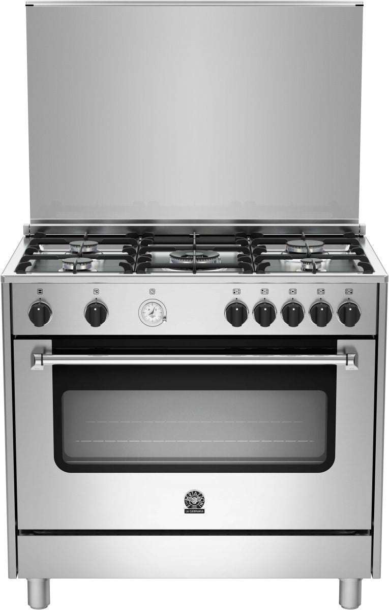 La Germania, Gas Cooker, 5 Burners, Stainless Steel