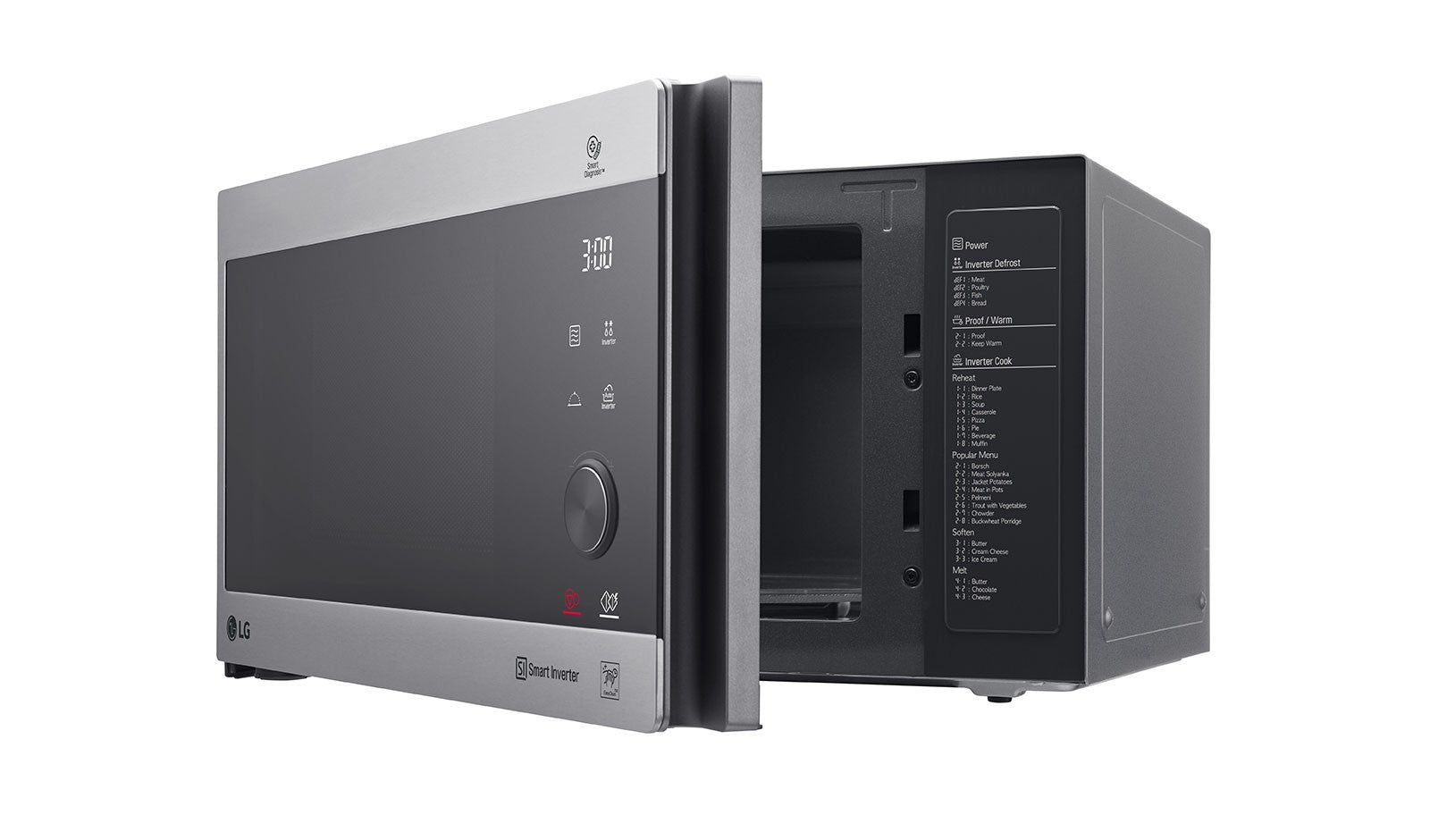 LG, Microwave, 1350 Watts, 42 L, Silver