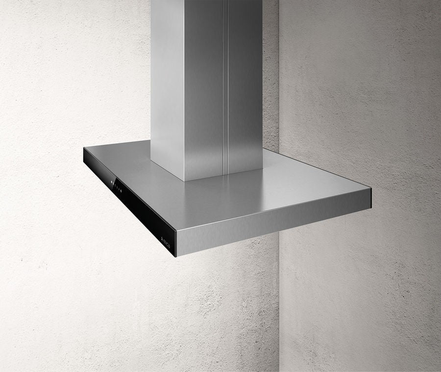 Elica, Joy Island Hood, 90 CM, Stainless Steel And Glass