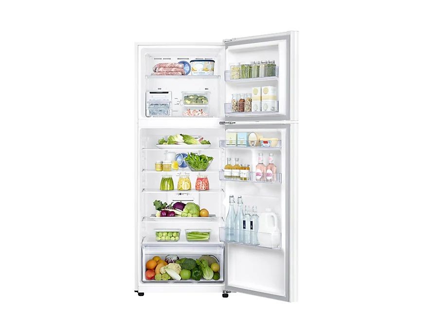 Samsung, Top Mount Refrigerator, 18 Cubic Feet, White
