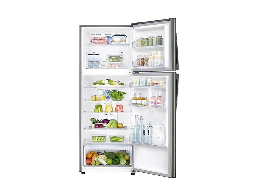 Samsung, Top Mount Refrigerator, 18 Cubic Feet, Inox