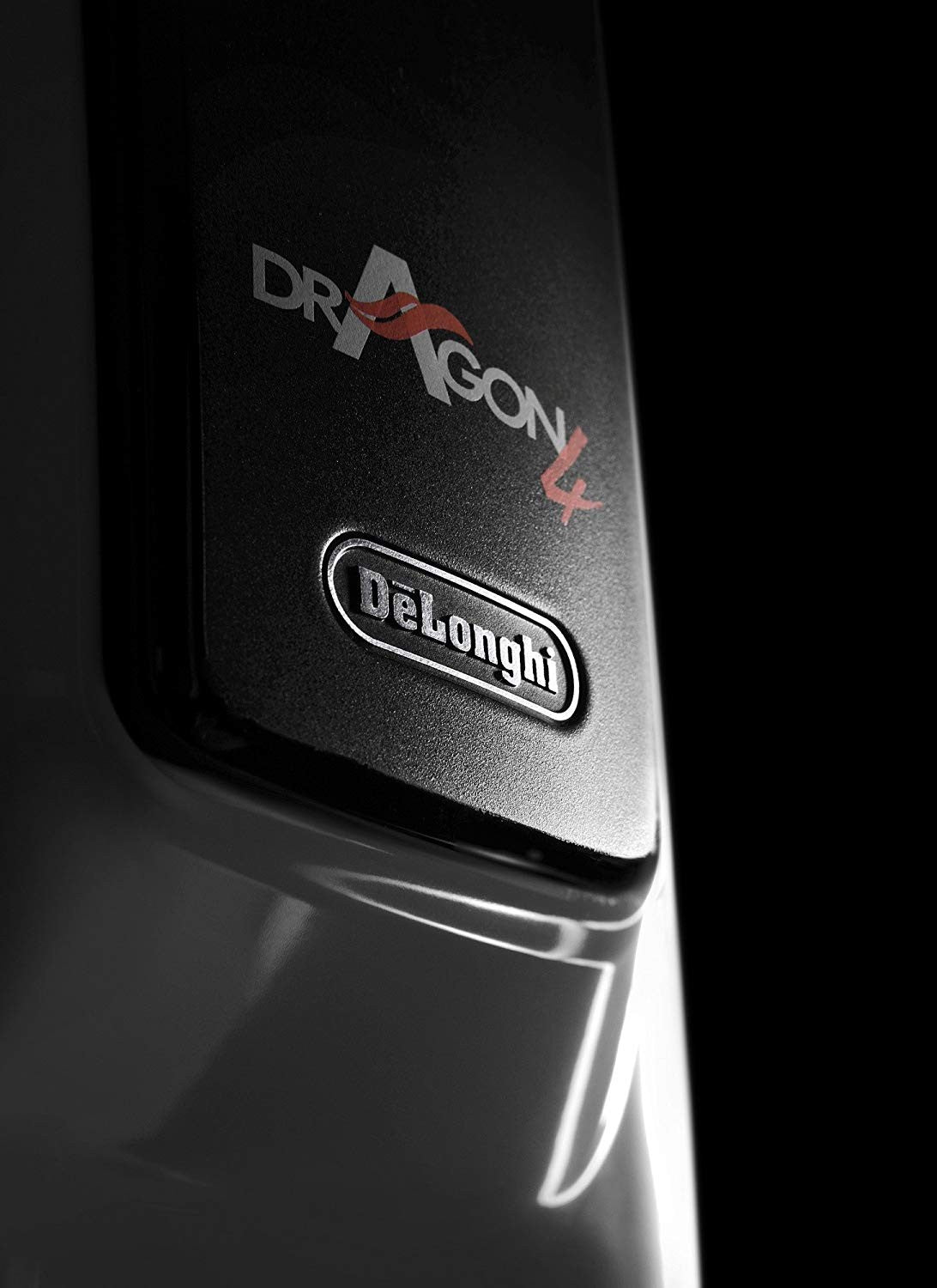 Delonghi, Oil Heater, 8 Fins, 2000 Watts, Black / White