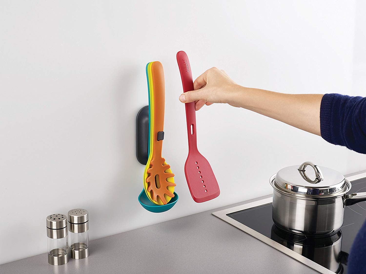 Joseph Joesph, Nest Utensils Store, 5 Pieces, Multi-Color