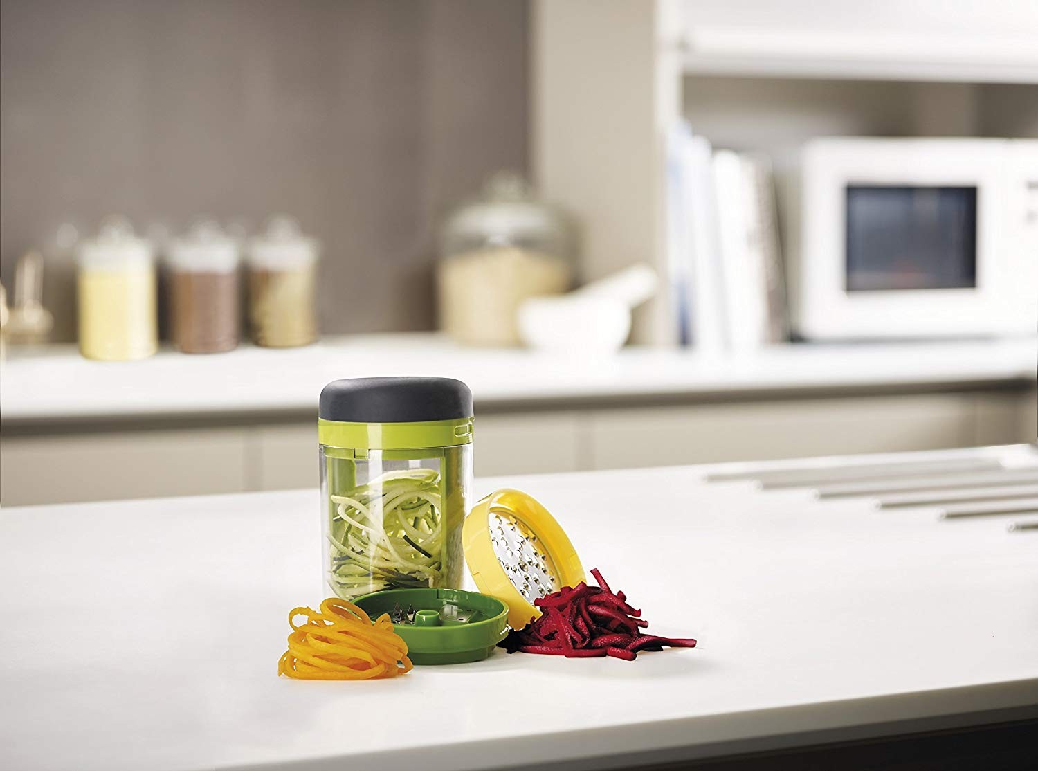 Joseph Joseph, Spiralizer, 3 in 1, hand held, Green