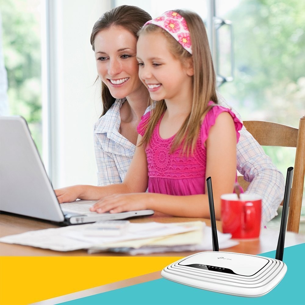 TP-Link, Wireless N Router, 300 Mbps, White