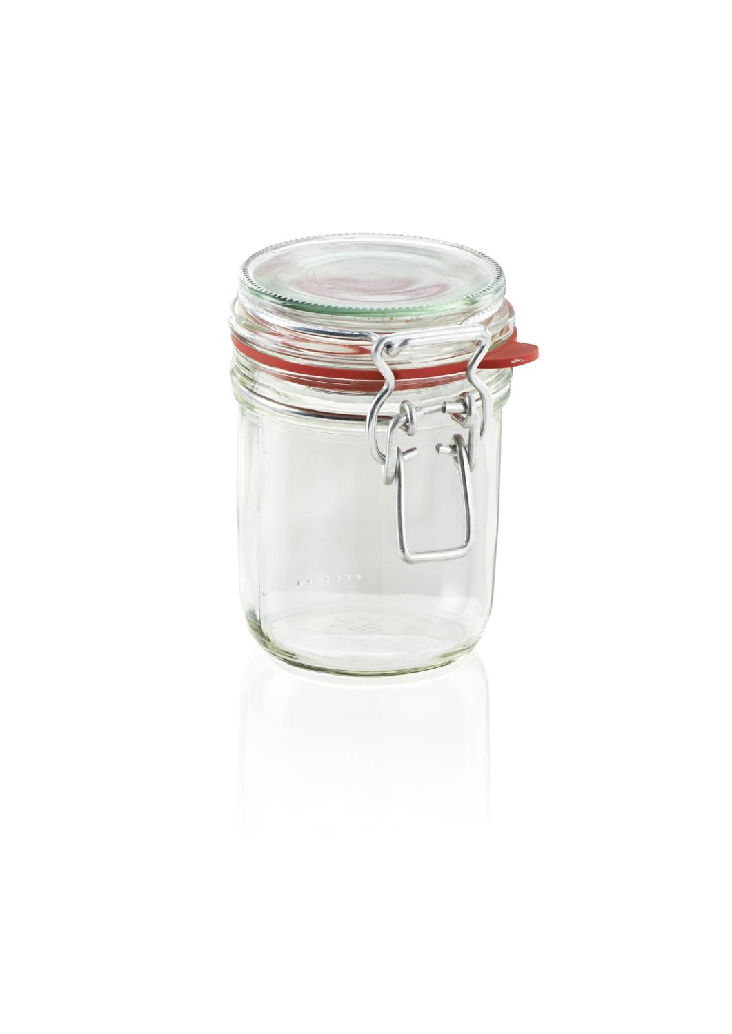 Leifheit, Glass Jar, 370 ML, With Clip Fastening