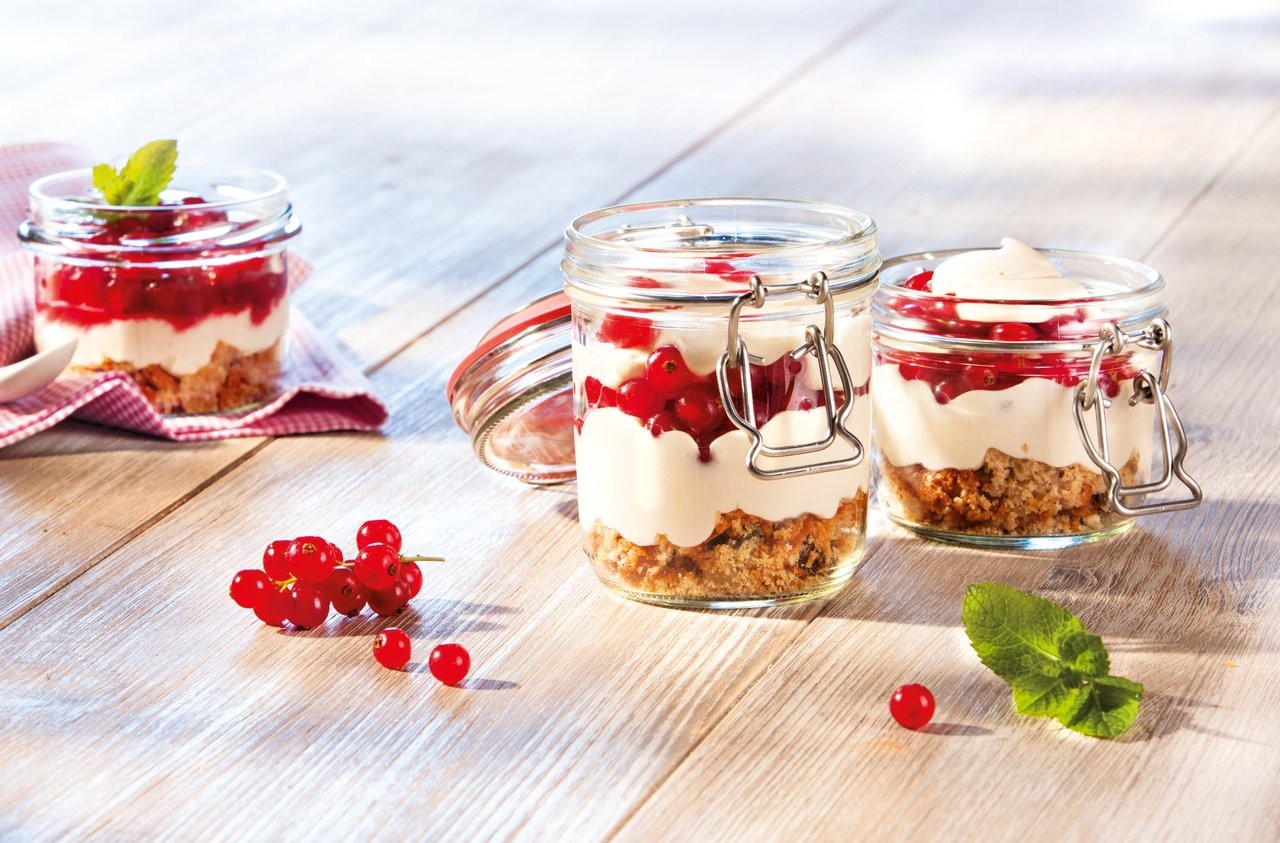 Leifheit, Glass Jar, 370 ML, With Clip Fastening