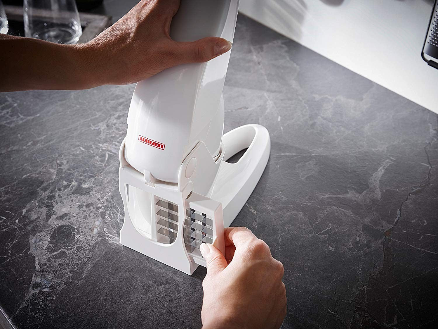 Leifheit, Fries Cutter, White