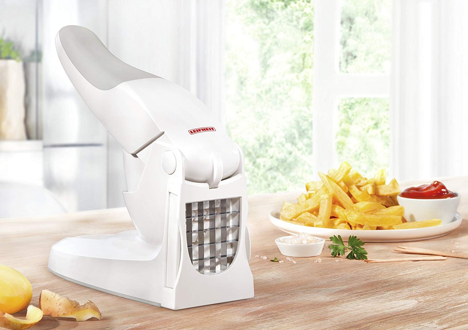 Leifheit, Fries Cutter, White