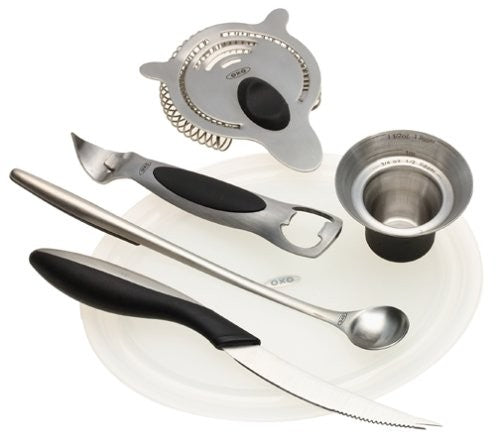 Oxo, Cocktail Bar Set, 7 Pieces, Stainless Steel