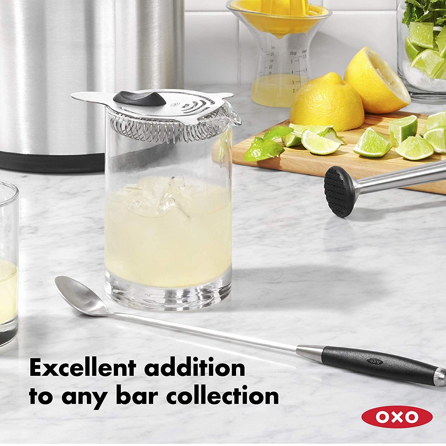 Oxo, Cocktail Strainer, Stainless Steel