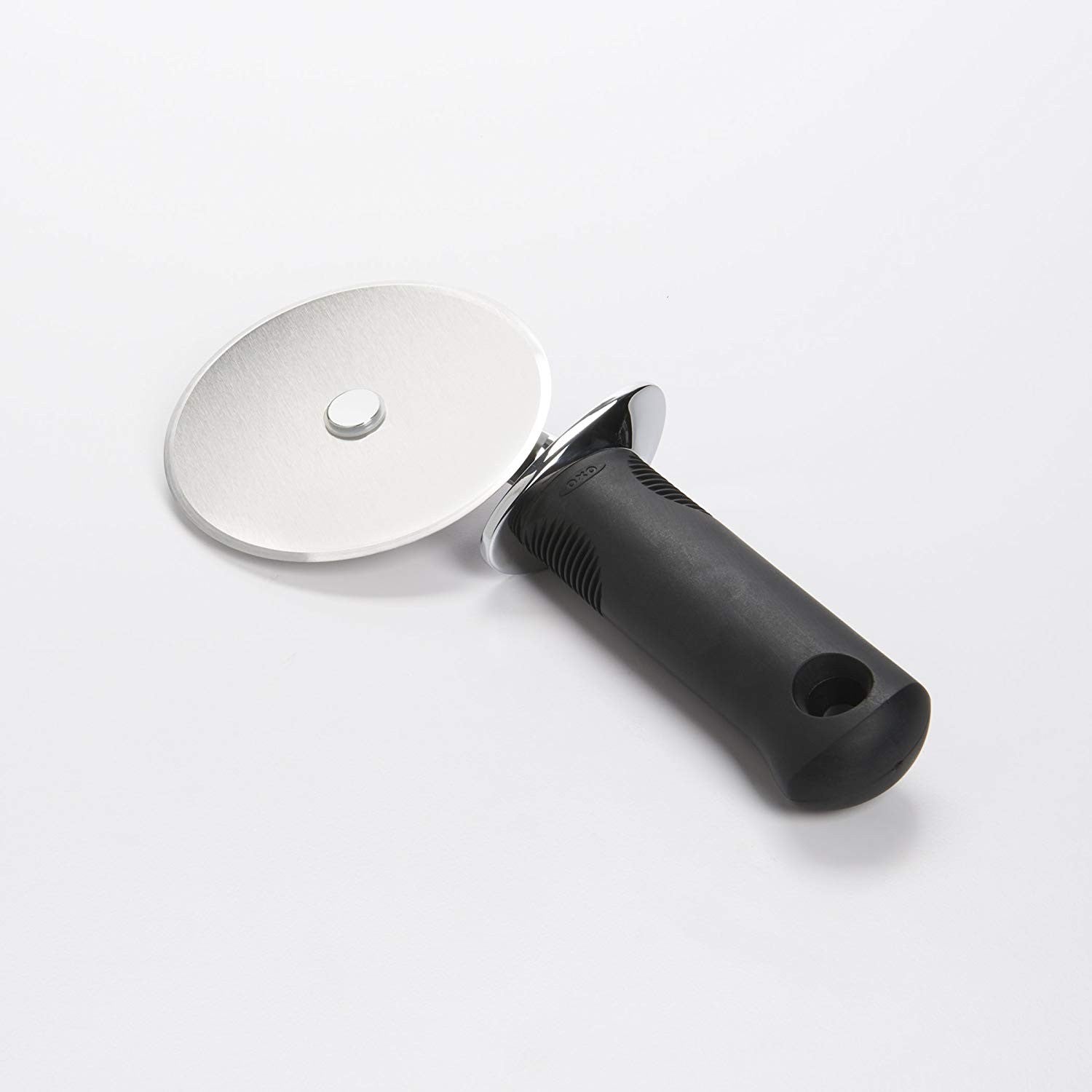 Oxo, Pizza Wheel and Cutter, 4 Inches, Stainless Steel