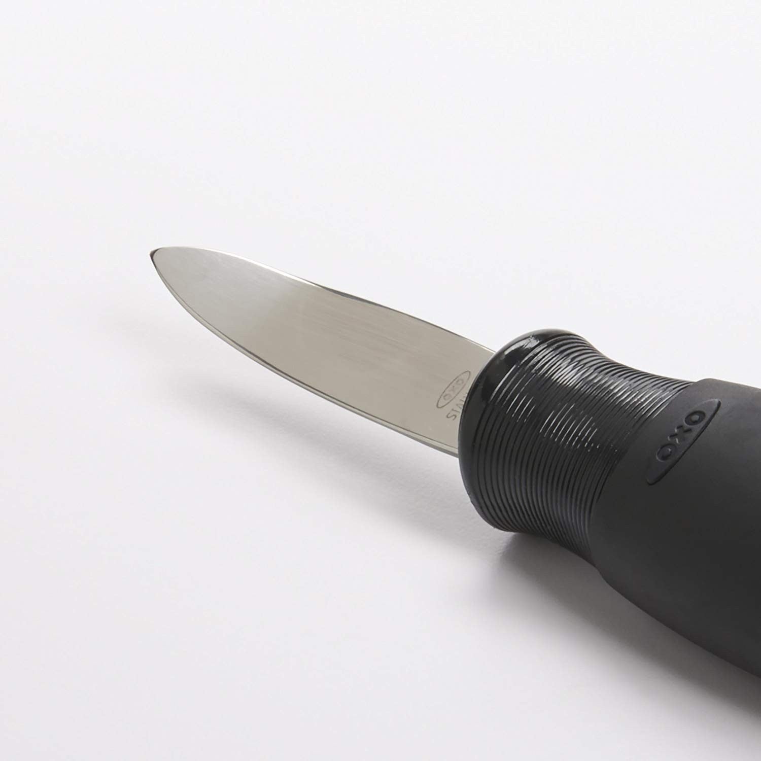 Oxo, Oyster Knife, Non Slip Handle, Black / Silver