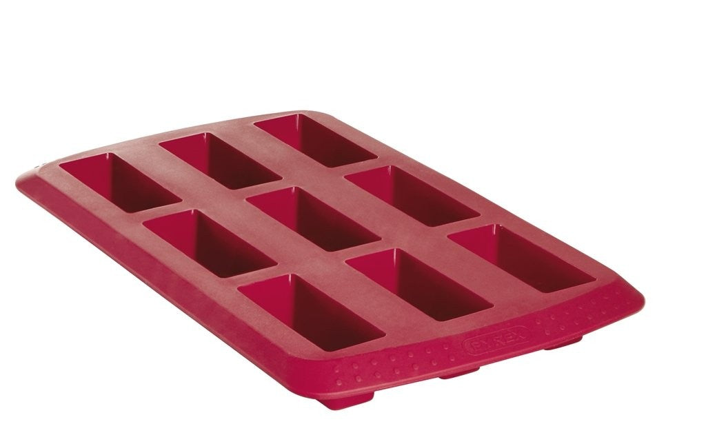 Pyrex, Flexi Twist Mold Mini Cake, Red