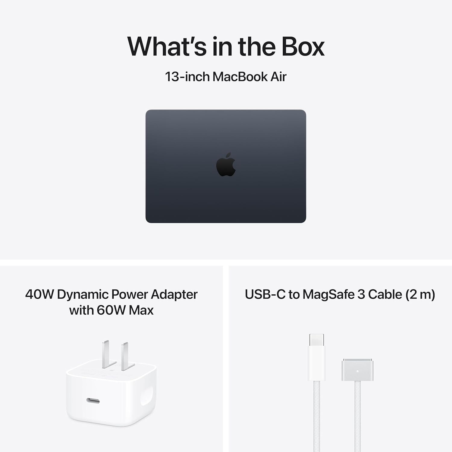 Apple 13.6" MacBook Air, 6GB RAM 512GB SSD, Midnight