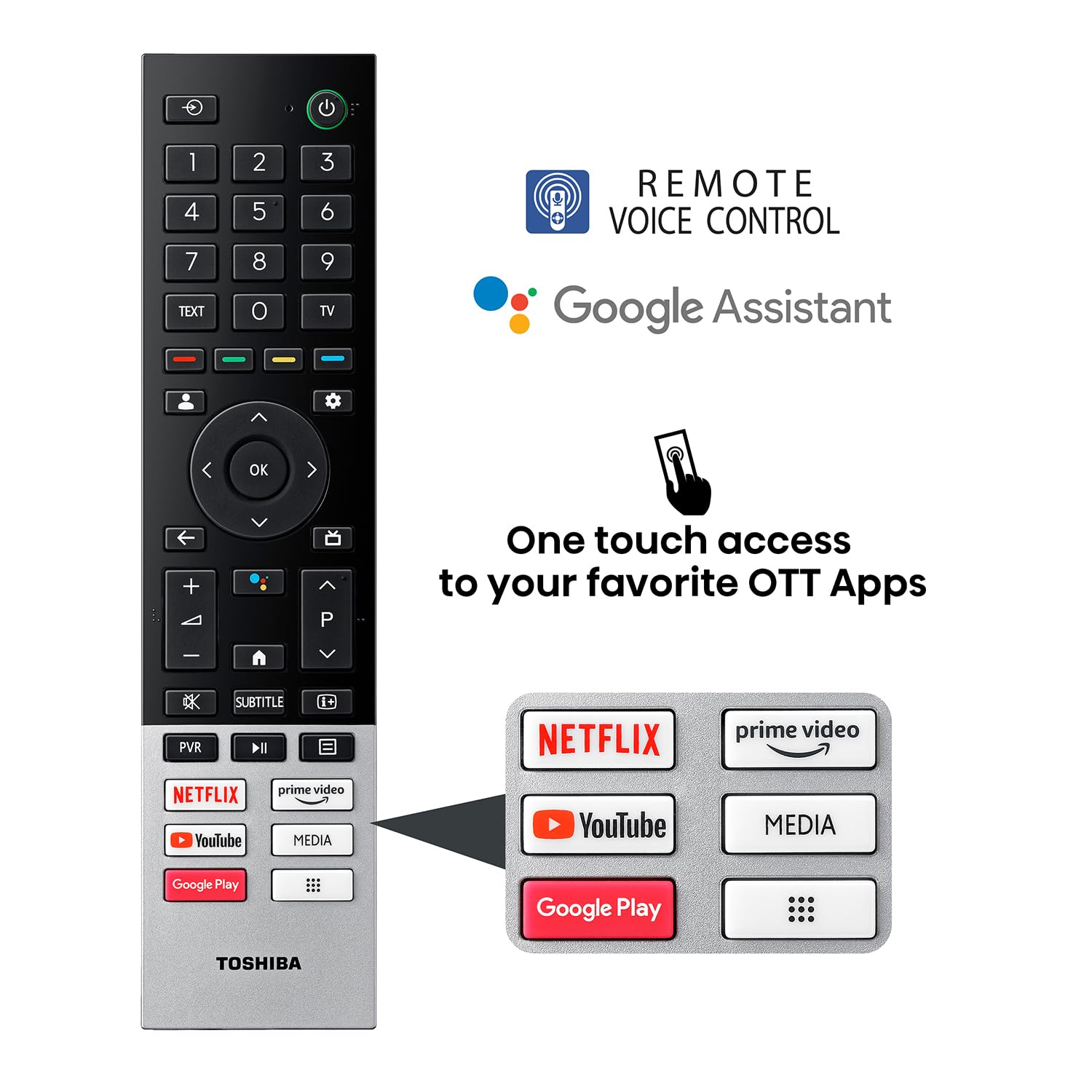 Toshiba 65" QLED 4K Smart Google TV