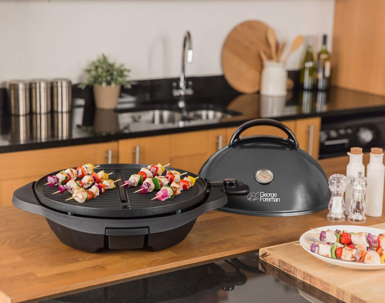 Russell Hobbs, George Foreman Universal-Grill, 2400 Watts, Black