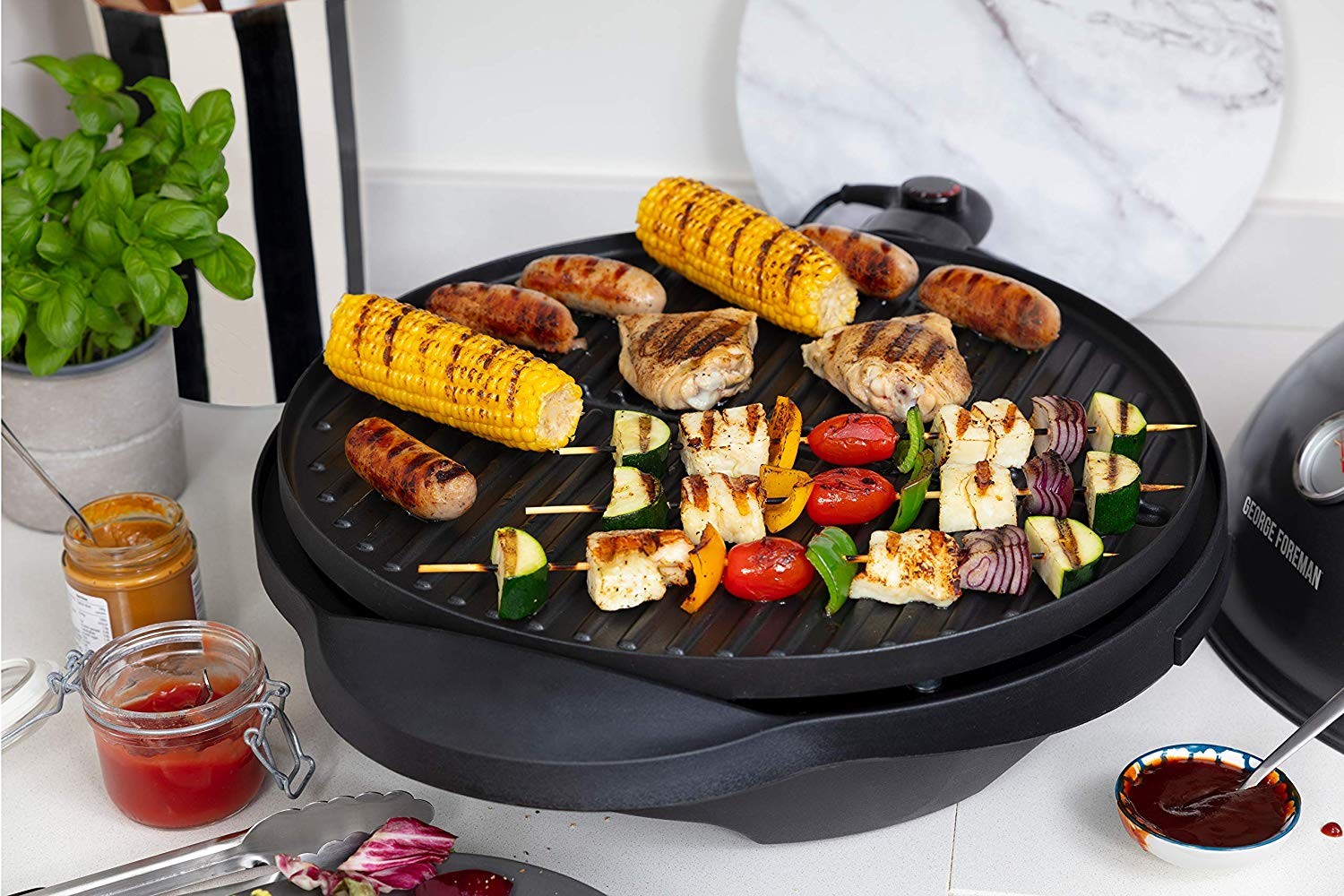 Russell Hobbs, George Foreman Universal-Grill, 2400 Watts, Black