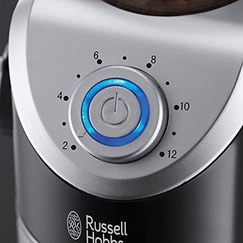 Russell Hobbs, Coffee Grinder Machine, 1000 Watts, Black & Grey