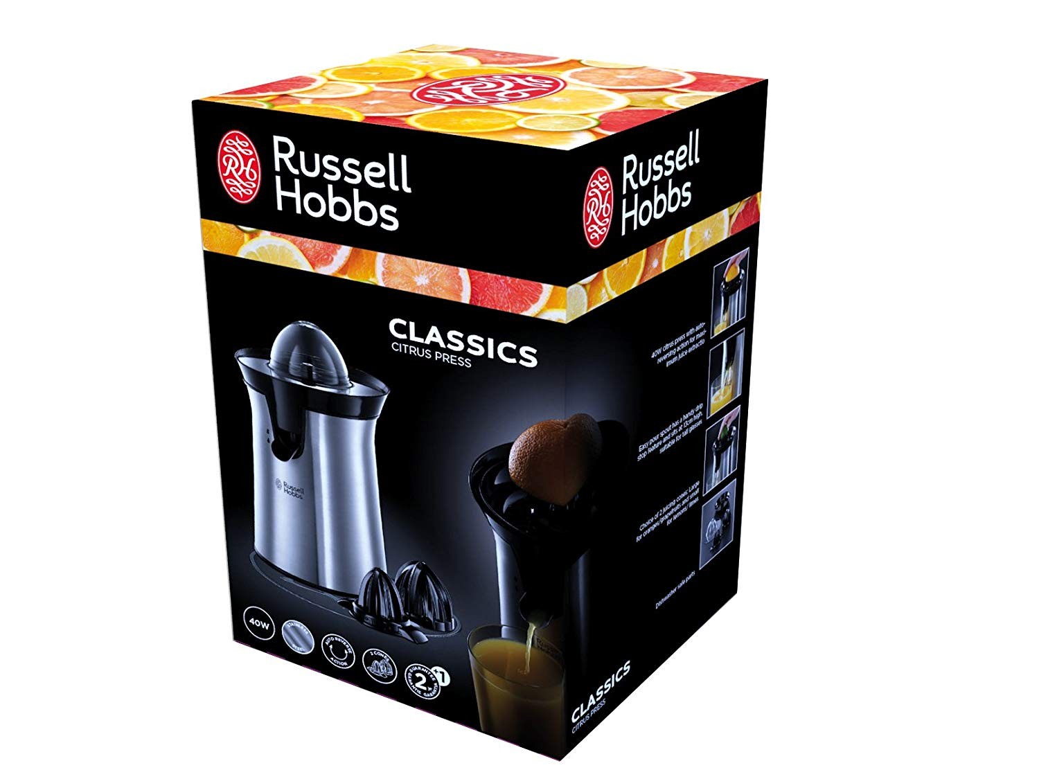 Russell Hobbs, Juice Extractor, Stainless Steel