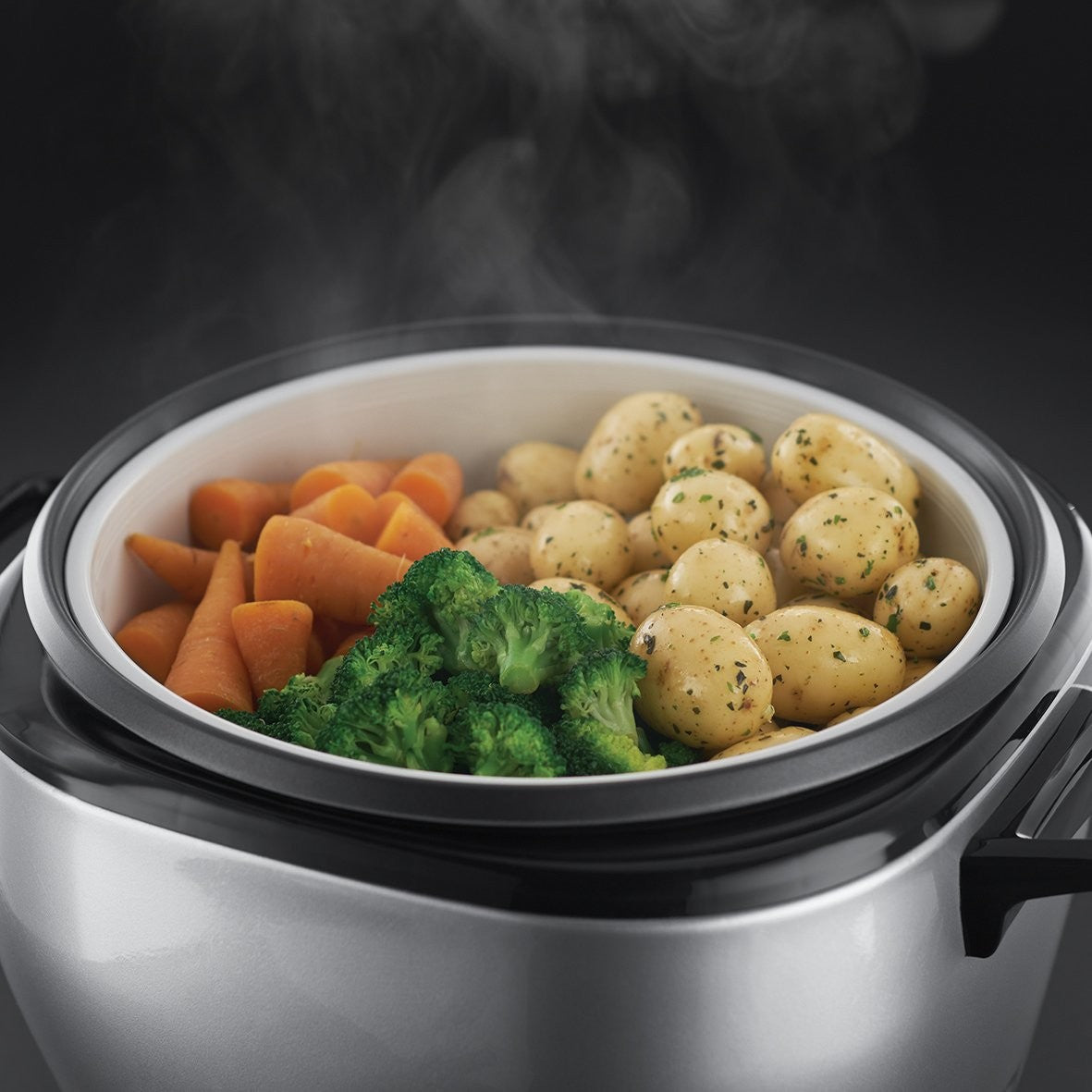 Russell Hobbs, Maxicook 14 - Cup Rice Cooker, 1000 Watts, 2.5 L, Grey & Black