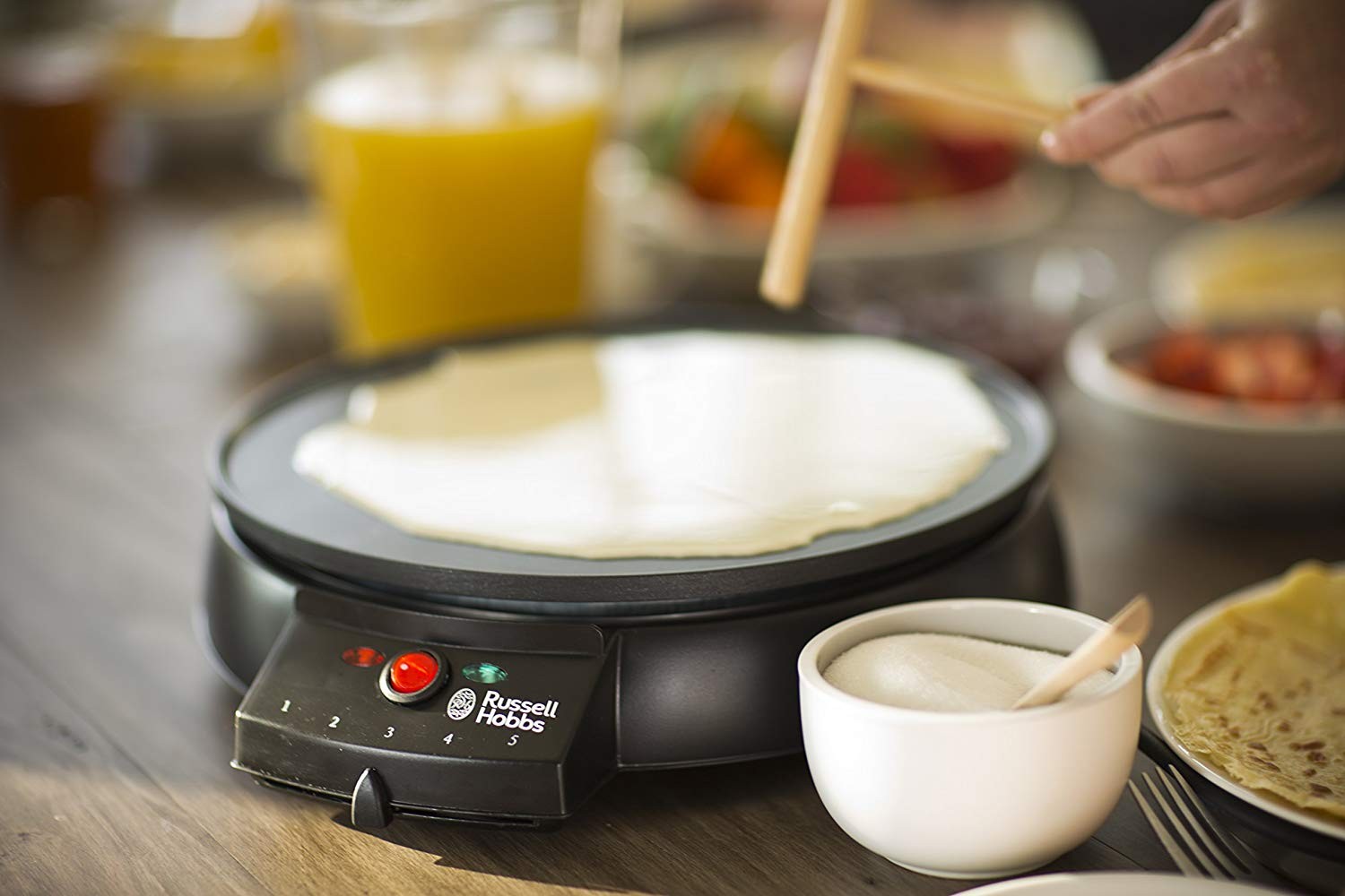 Russell Hobbs, Fiesta Crepe Maker, 30 CM, Black