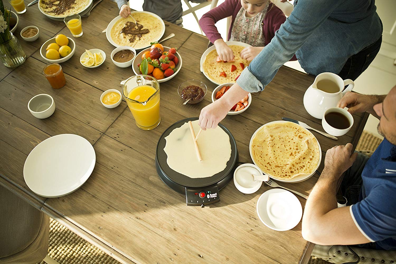Russell Hobbs, Fiesta Crepe Maker, 30 CM, Black