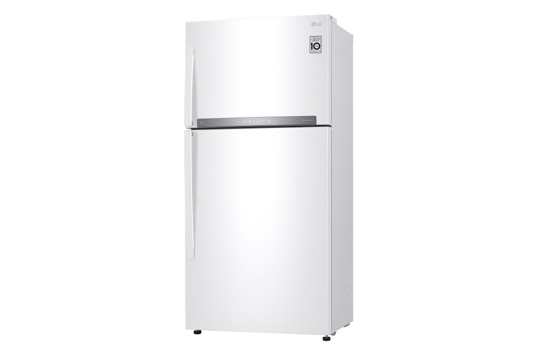 LG, Top Mount Refrigerator, 24 Cubic Feet, White