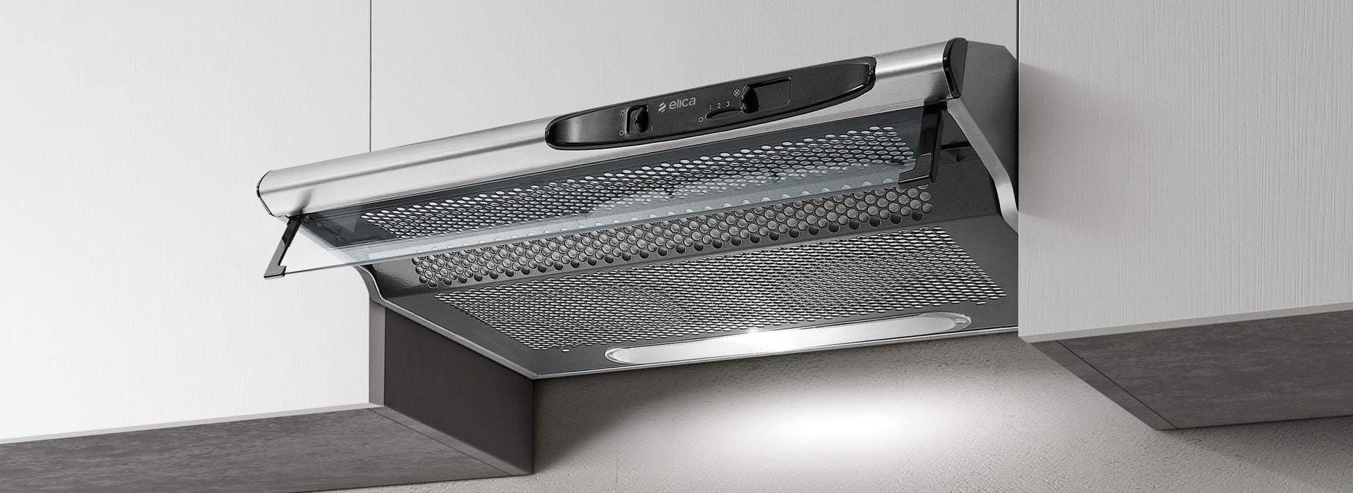 Elica, Concord Cooker Hood, 60 CM, White