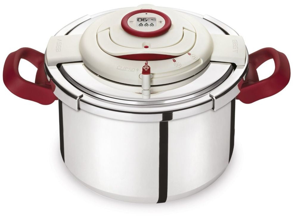 Tefal, Precision Pressure Cooker, Stainless Steel Clipso, 10L, Silver