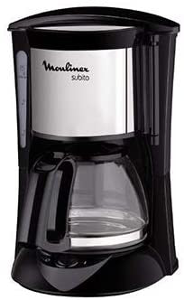 Moulinex, Subito Mini 6-Cup Filter Coffee Maker, With Water Level, 0.6 L, Black / Silver