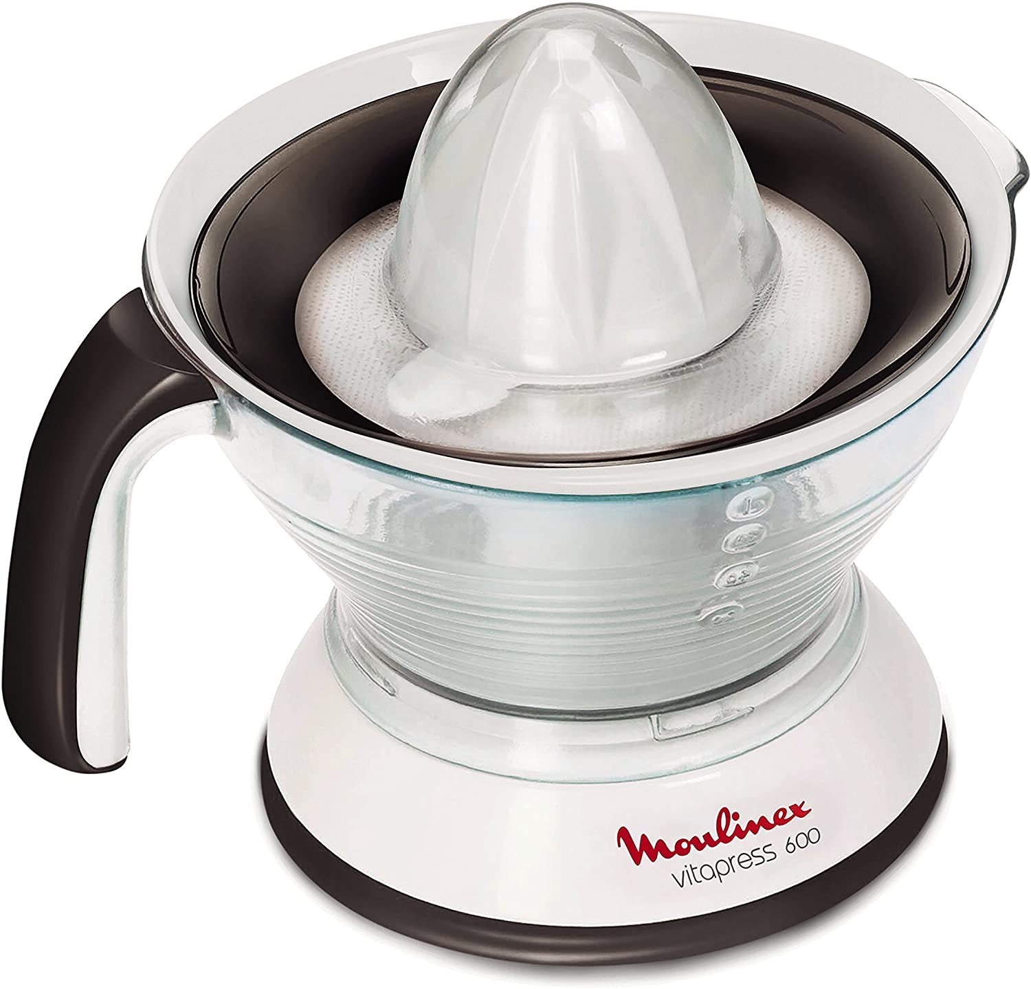 Moulinex, Vitapress Juicer, 0.6 L, White / Dark Grey