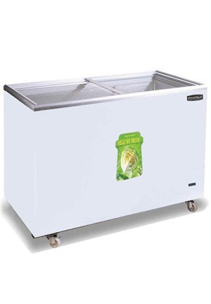 Concord, Chest Freezer, Two Sliding Glass Door, 15.8 Cubic Feet