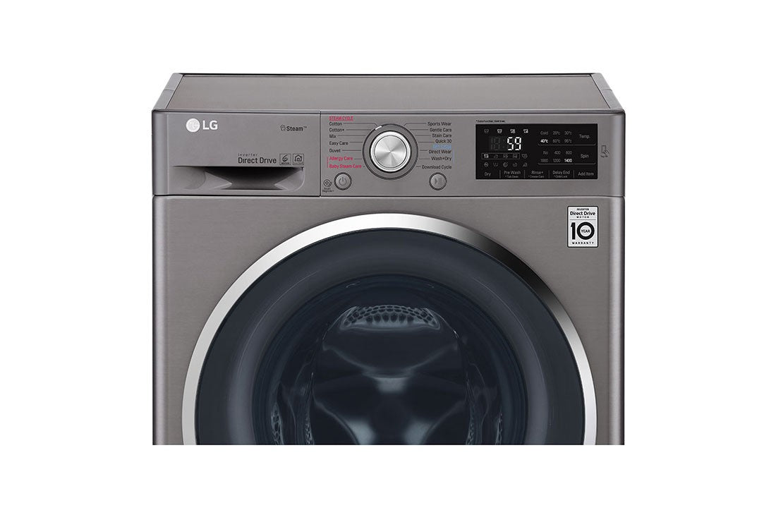 LG 8 KG Washing Machine, Smart thinQ, Silver
