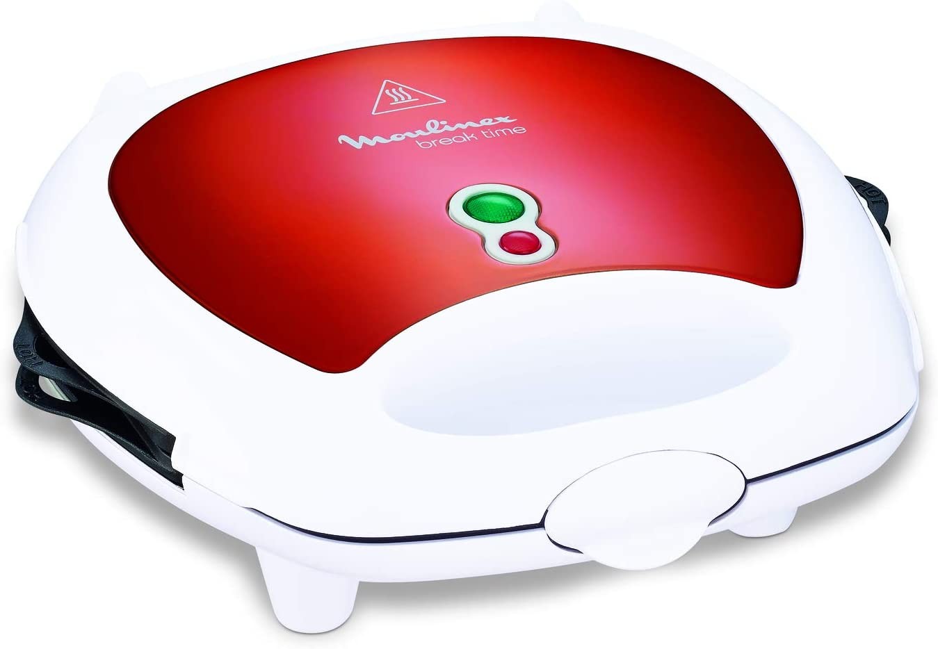 Moulinex, Sandwich Maker, 700 Watts, 3-in-1 Panini, Sandwich And Waffle Maker, Red
